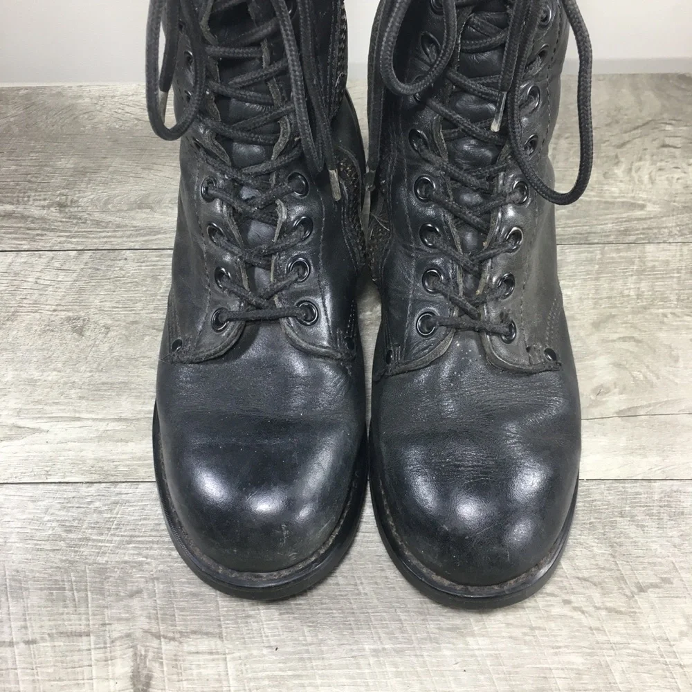 Harley-Davidson Motorcycle 98424 Street Trooper Riding Biker Mens Combat Boots 9